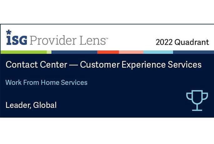 ISG global leader work from home transcom