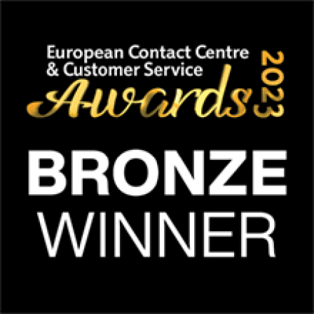 ECCCSA Bronze winner award