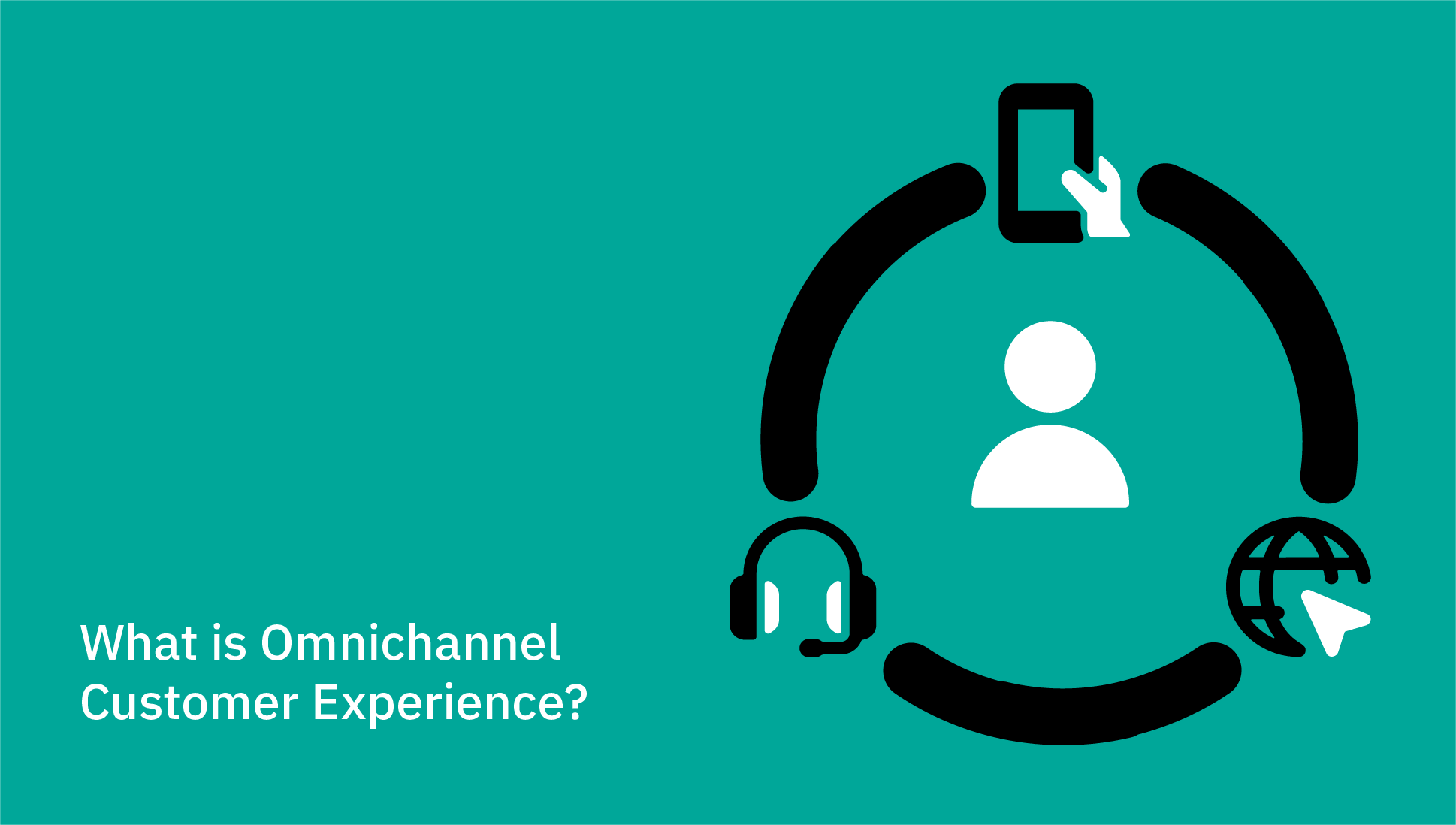Infographic showing customer-focused omnichannel